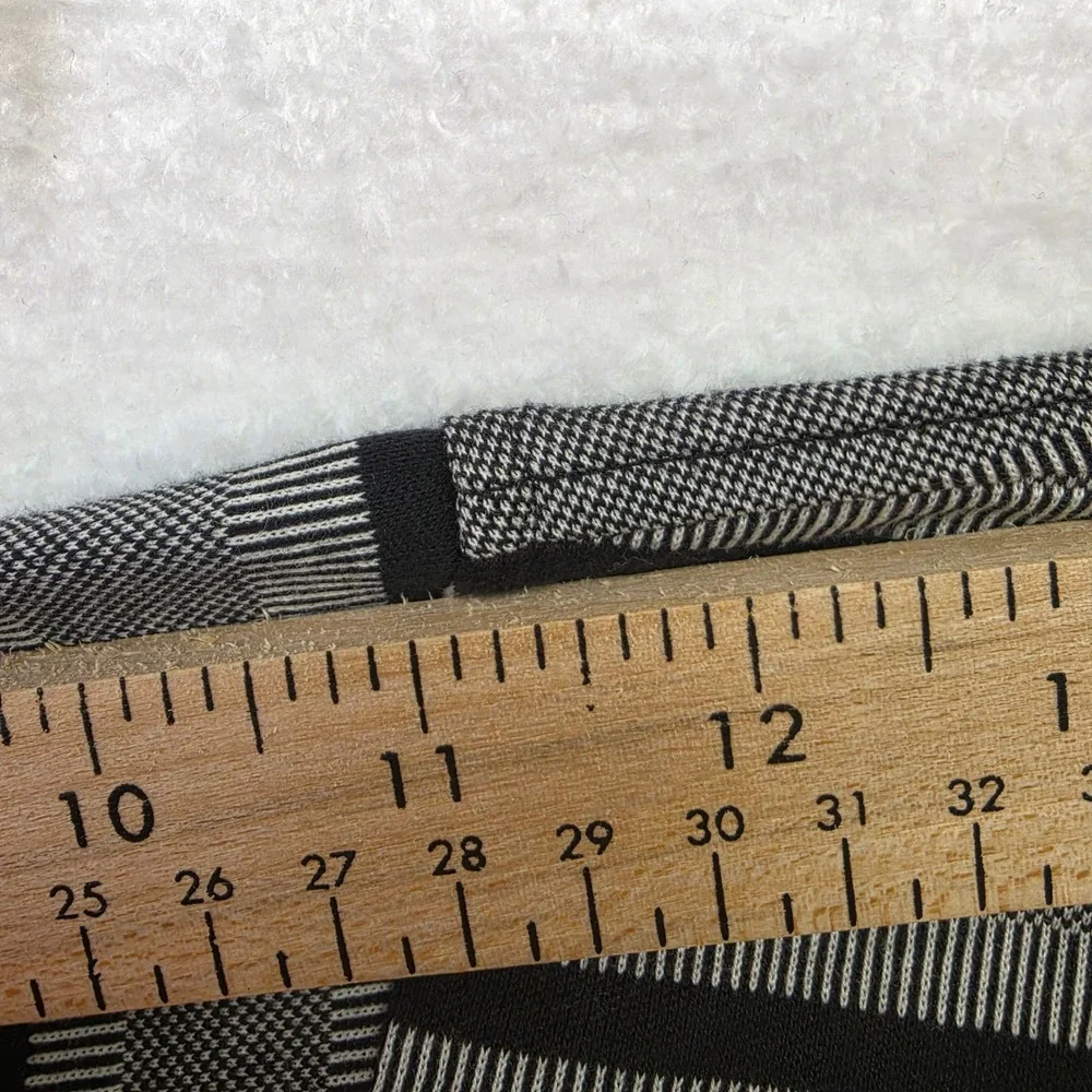 L‎ Haggar Tour Mens Large Grey Black Striped Mercerized Cotton Polo Short Slv